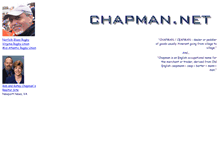Tablet Screenshot of chapman.net
